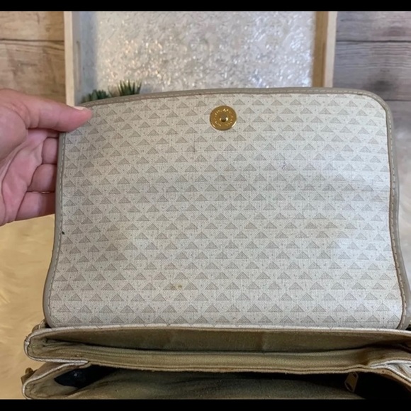 Vintage Liz Claiborne Purse Classic Print GUC - Picture 2 of 7